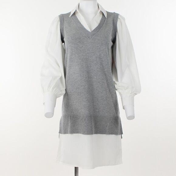 Riley & Rae Layered-Look Sweater Dress - Picture 2 of 5